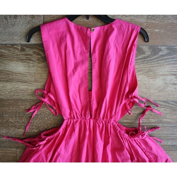 Free People OB1734765 Women's Sz S Magentiful Pink Fabiana Midi Dress - Picture 7 of 15